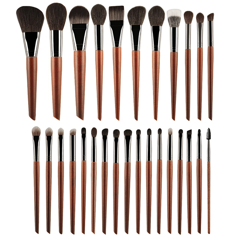 Top Trends: MyDestiny Makeup Brush / 28 Original Wood Handle Series, Selected Natural Animal Hair Synthetic Brush, Beginner Makeup Tool Cosmet Shoppable Styles