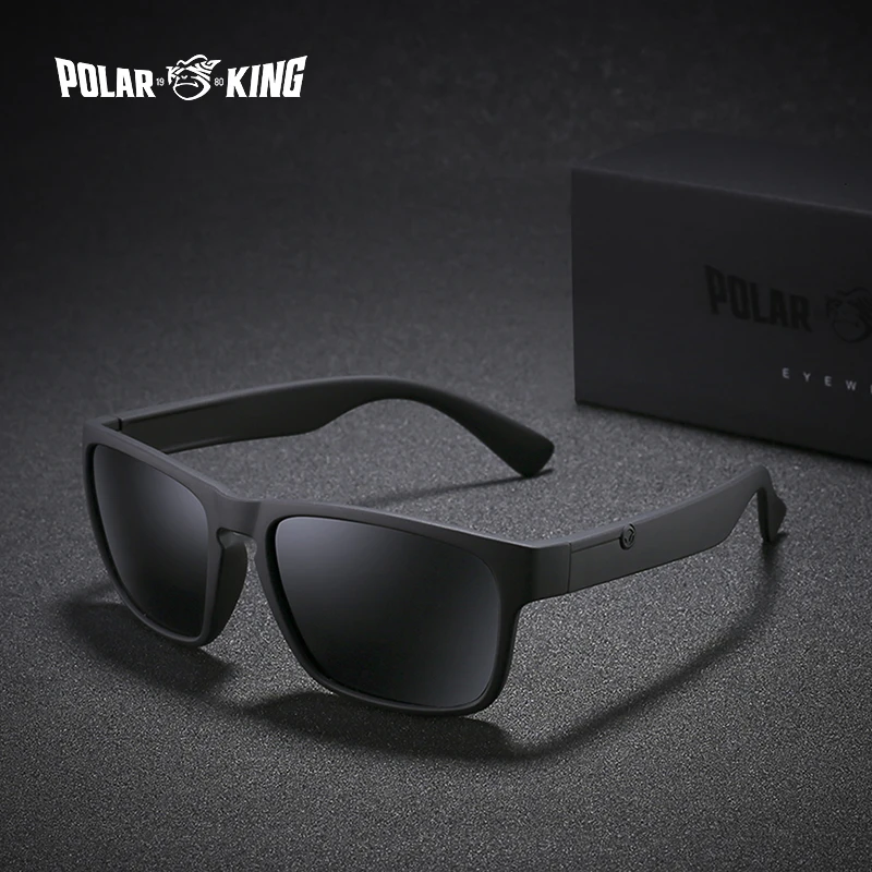 Top Trends: POLARKING Brand Polarized Sunglasses For Men Plastic Oculos De Sol Men&#039;s Fashion Square Driving Eyewear Travel Sun Glass Shoppable Styles