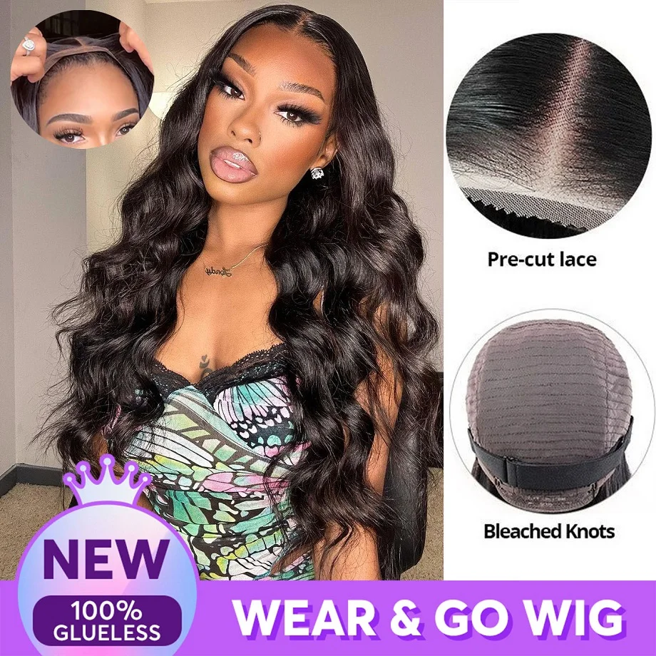 Top Trends: Body Wave 4x4 5x5 Hd Lace Closure Glueless Wig Human Hair Ready To Wear 13x4 13x6 Transparent Lace Frontal Glueless Wig On Sale Shoppable Styles