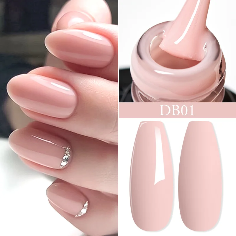 Top Trends: Mtssii 6ml Nude Color Gel Nail Polish Autumn Semi Permanent Soak Off Gel Varnishes For Manicures Nail Art Gel Matte Top Coat Shoppable Styles