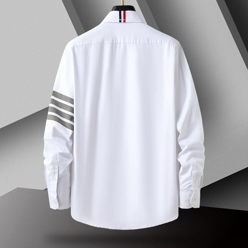 Top Trends: 2023 Brand Clothing Male Spring High Quality Long Sleeve Shirts / Men's Slim Fit Lapel Leisure Shirts / Fashion Tops Plus Size M-8XL Shoppable Styles - Image 5