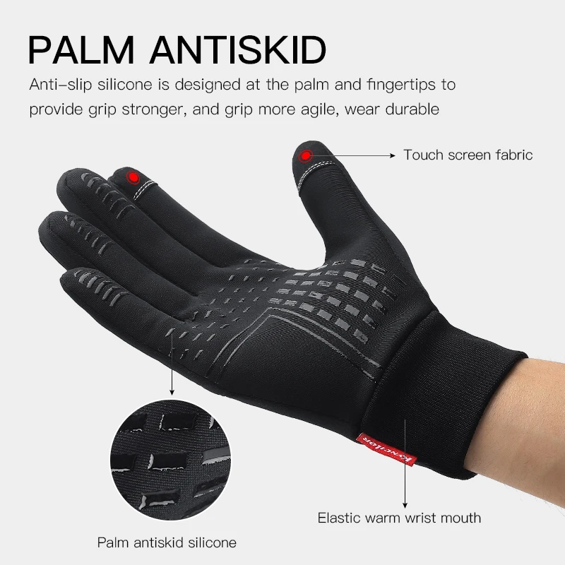 Top Trends: Autumn And Winter Men'S Anti-Splashing Warm And Windproof Women'S Touch Screen Bicycle Cycling Cold-Proof Gloves Shoppable Styles