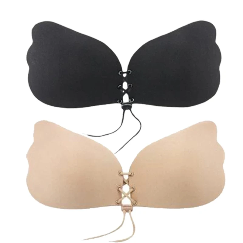 Top Trends: Invisible Strapless Adhesive Stick Bra Strapless Push Up Bras Women Sexy Backless Lingerie Seamless Silicone Bralette Underwear Shoppable Styles - Image 5