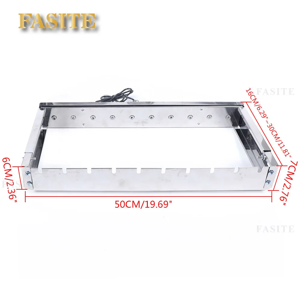 Title 12, Edelstahl-Barbecue-Grill im Freien, elektrisch,...