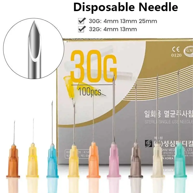 Top Trends: Disposable Plastic Medical Beauty30G, 18G, 25G, 27G, 31G, 32G, 34G Painless Small Needle Sterile Injector Micro Hypodermic Needle Shoppable Styles