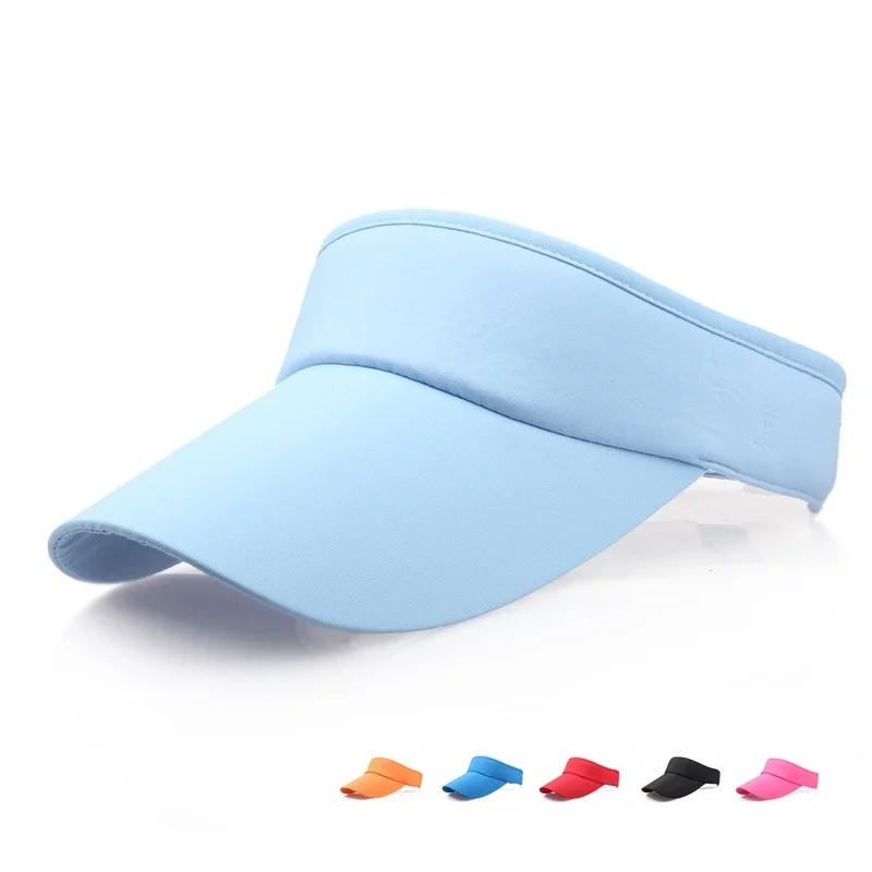 Top Trends: Women's Summer Topless Sun Hats For Girls Golf Tennis Caps Beach UV Protection Sunhat Adjustable Men Outdoor Sports Visor Cap Shoppable Styles - Image 2