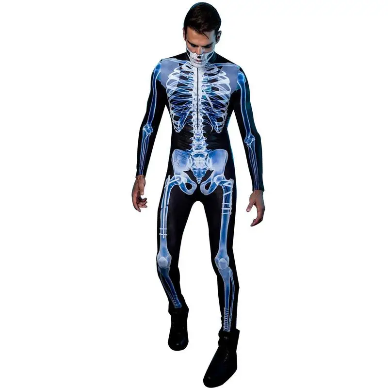 Top Trends: 3D Skeleton Costumes Halloween Skeleton Outfit Cosplay Costume For Men Women 3D Graphic Halloween Skull Cosplay Skeleton Shoppable Styles