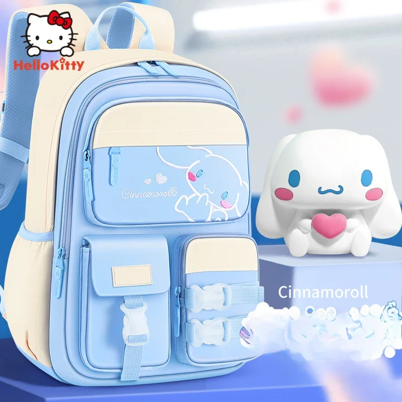 Top Trends: Hello Kitty Sanrio Cinnamoroll Babycinnamoroll Schoolbag Primary School Girls New Large Capacity Girls Cute Backpack Schoolbag Shoppable Styles