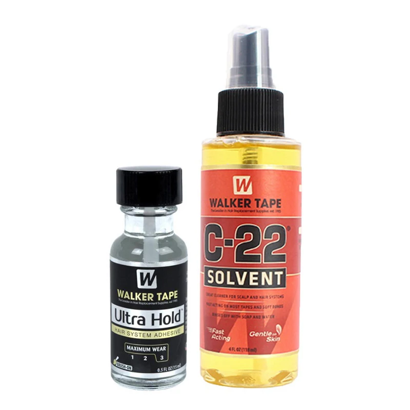 Top Trends: 1bottle Tape C-22 Solvent Remover 4 Oz + 1bottel Ultra Hold Small Adhesive Glue For Toupee Hair 0.5 Oz 15ml For Lace Wig Shoppable Styles