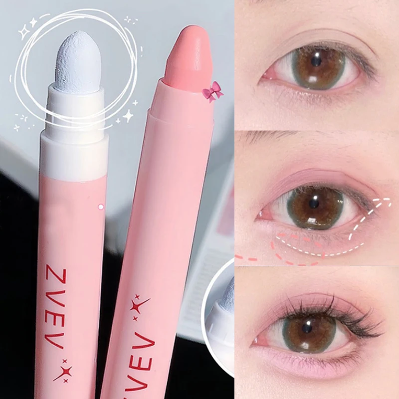 Top Trends: Waterproof Matte Pink Eyeshadow Pen Long Lasting Pearlescent Eyelids Lying Silkworm Stick Highlighter Pencil Eyes Makeup Tools Shoppable Styles