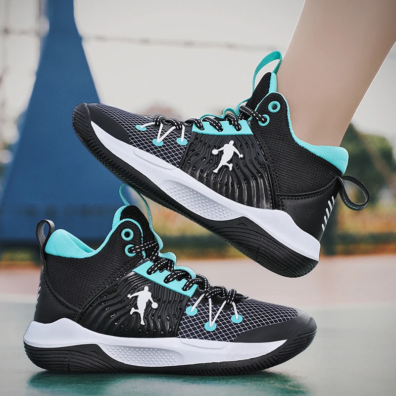 Top Trends: Children Boys Basketball Shoes High Quality Soft Top Thick Sole Non-slip Girls Kids Sneakers Trainer Shoes Boy Girl Sport Basket Shoppable Styles