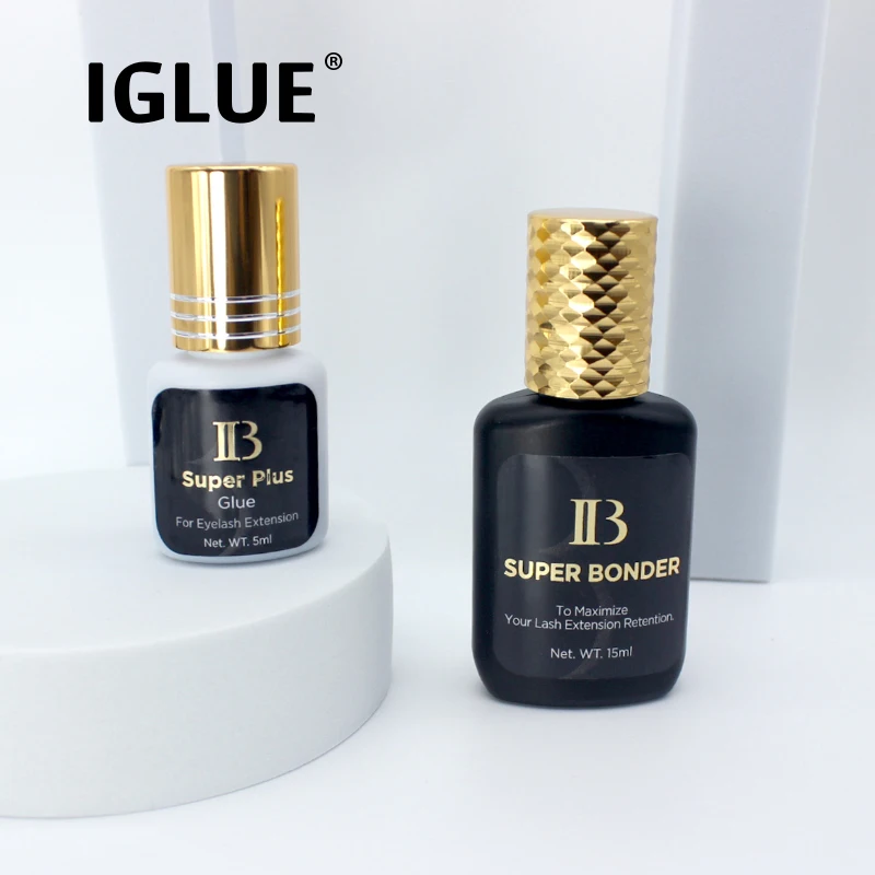 Top Trends: 2 Bottles IGLUE IBeauty Super Plus Glue Adhesive For Eyelash Extensive Super Bonder Lava Lash Korea Liquid Clear Health Makeup Shoppable Styles