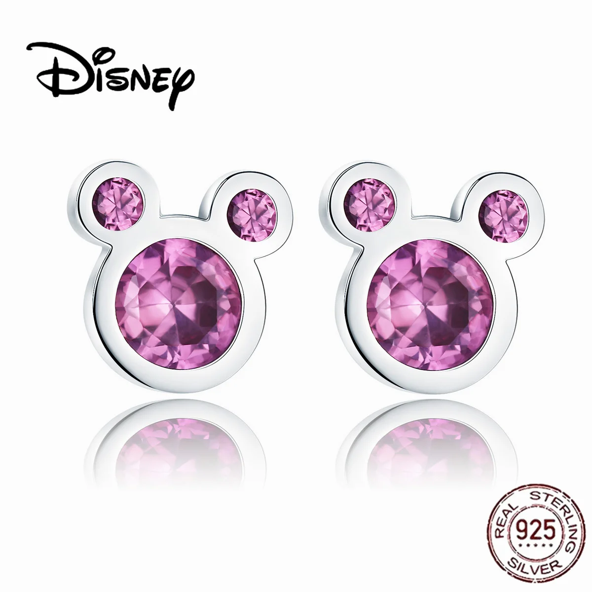 Top Trends: Disney Mickey Mouse Earrings 925 Sterling Silver Mickey Series Mickey Earrings Earstuds Sterling Silver Women's Star Earrings Shoppable Styles - Image 5