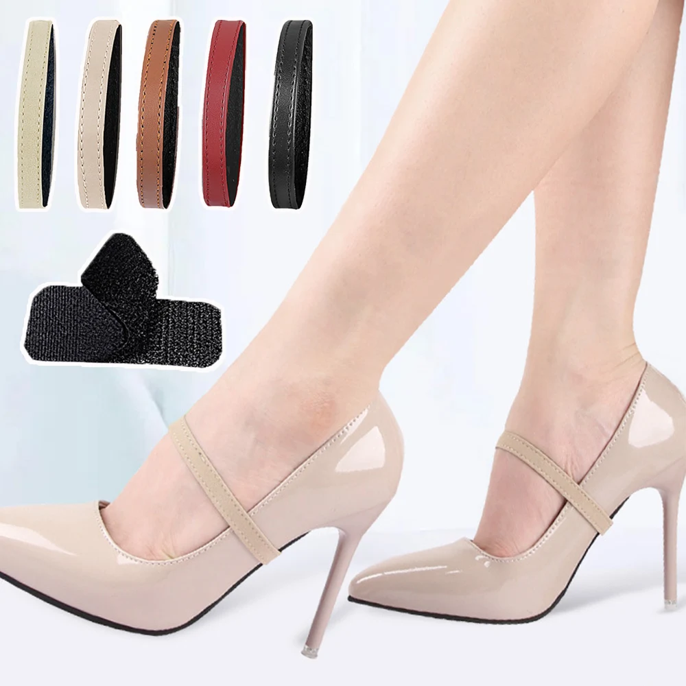 Top Trends: New High Heels Shoes Belt Women High Heel Accessories 1Pair Lazy Shoelace Shoe Strap No Tie Shoes Buckle Anti-loose Adjustable Shoppable Styles