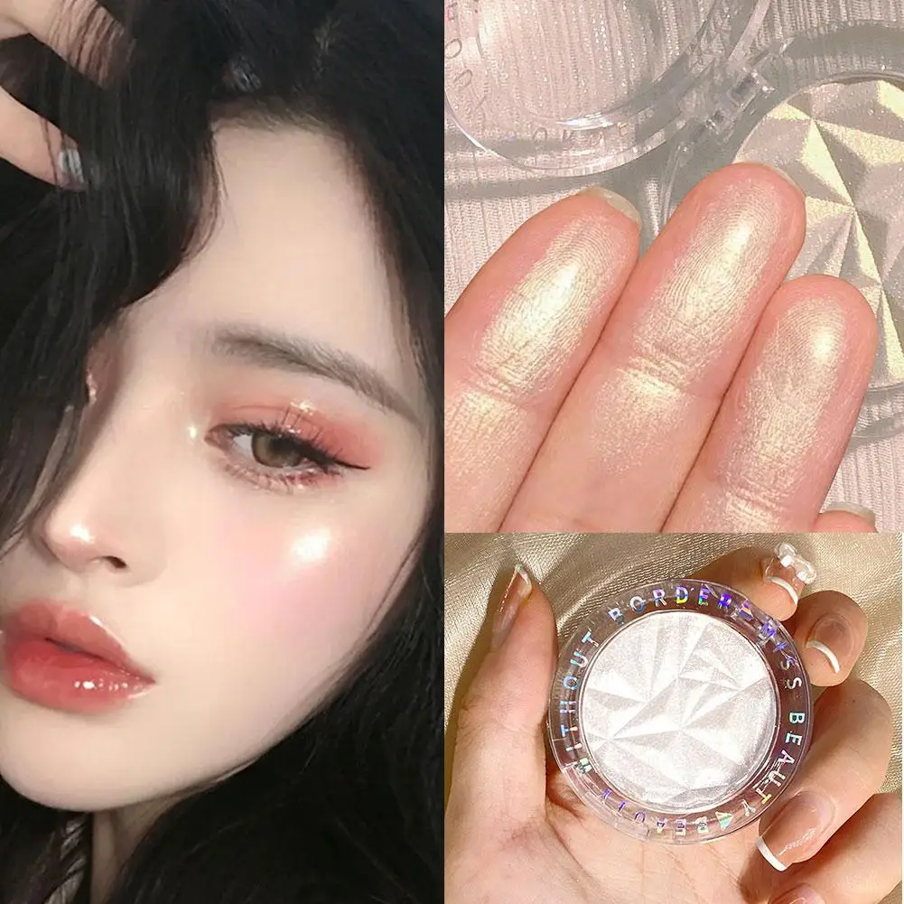 Top Trends: 3D Embossed Highlighter Powder Palette Makeup Glow Cosmetics 2023 Highlight Shimmer Contour Illuminator Pallete Light Water A0J1 Shoppable Styles - Image 2