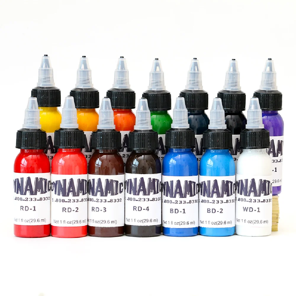 Top Trends: 14colors 30ML Dynamic Professional Tattoo Ink Pigment For Body Beauty Art Safe Rave Natural Permanent Makeup Tattoo Supplies Hot Shoppable Styles