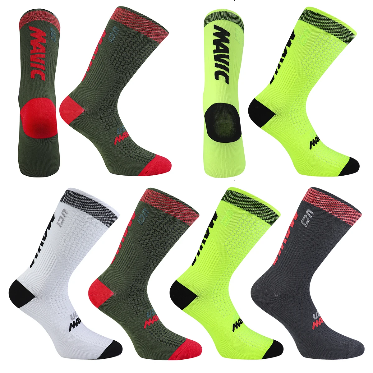 Top Trends: Professional Cycling Socks Sports Socks High Quality Men Women MTB Road Bike Socks Knee High Running Socks Shoppable Styles