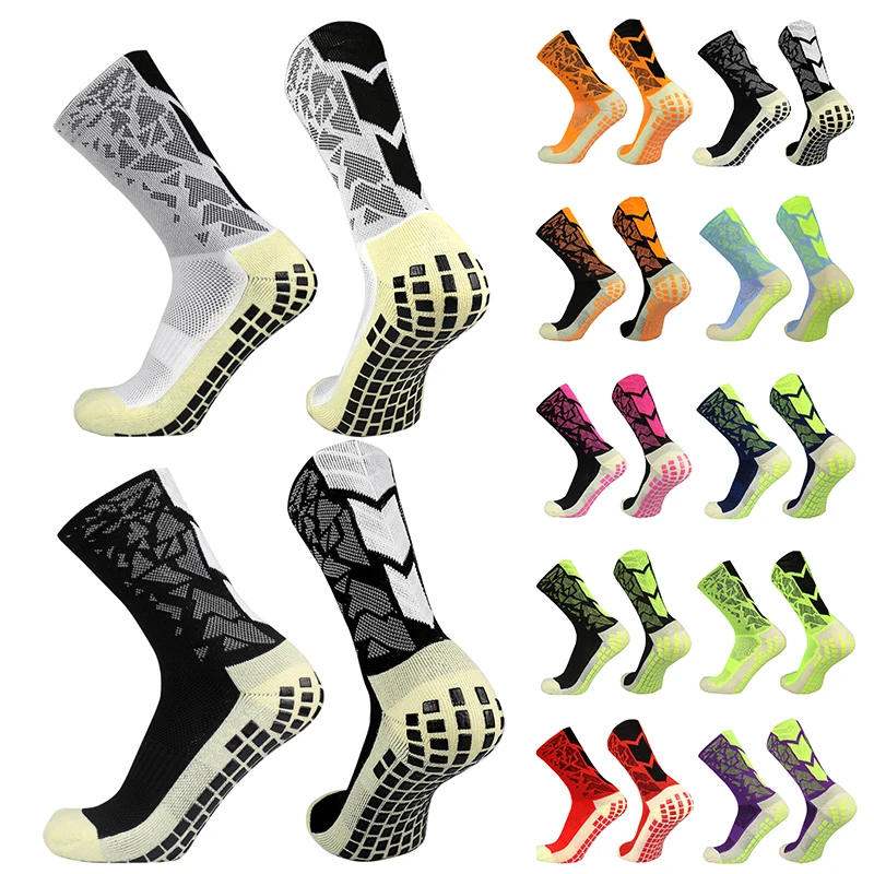 Top Trends: New 2023 Men Women Camouflage Arrow Soccer Socks Breathable Sports Silicone Anti Slip Grip Football Socks Shoppable Styles