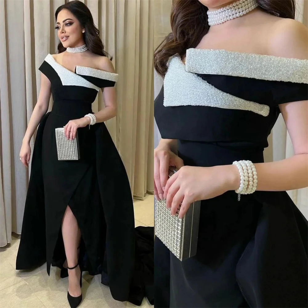 Top Trends: Prom Dresses Exquisite Off-the-shoulder Ball Gown Cocktail Sequin Draped Satin Occasion Evening فساتين سهره نسائيه فخمة Shoppable Styles