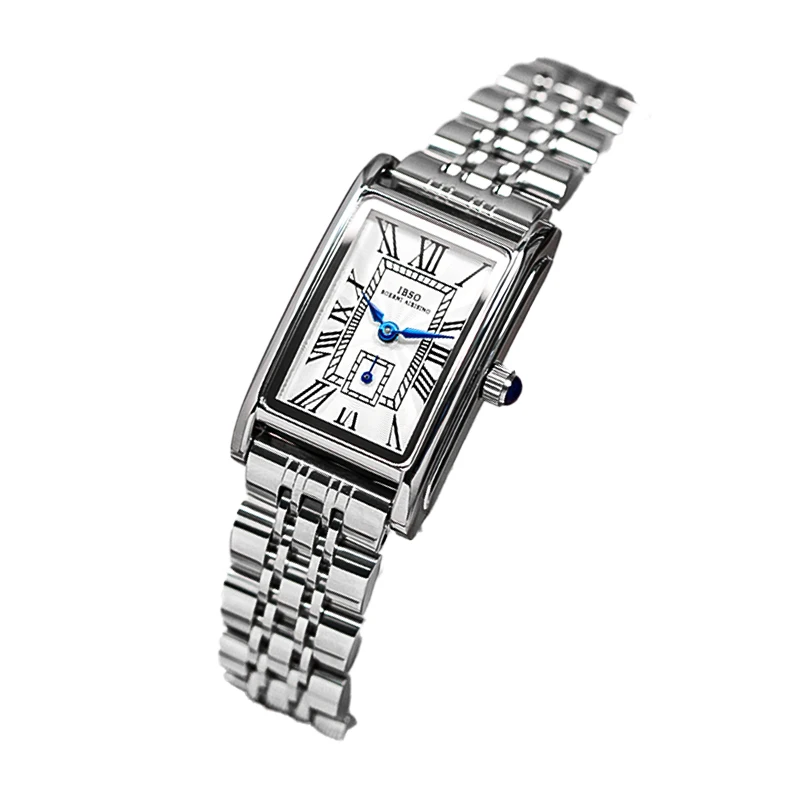 Top Trends: Elegant Women Small Wristwatch Luxury Gifts Steel Waterproof Hand Clock Girlfriend Original Brand Ladies Rectangular Watches New Shoppable Styles