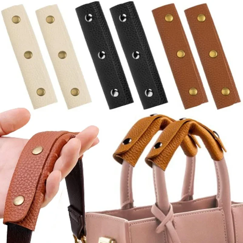 Top Trends: Fashion Luggage Bag Leather Grip Protector Cover PU Handbag Handle Wrap Saddle Clasp Suitcase Tote Strap Chain Bags Accessories Shoppable Styles