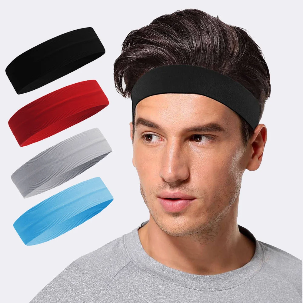 Top Trends: Mens Sports Headband Sweatband Anti-slip Stretch Elastic Outdoor Sport Sweat Headband Women Gym Running Tennis Headwrap Shoppable Styles