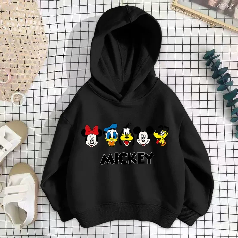 Top Trends: Girls Cartoon Hoodie Clothing Fall Boy Girl Baby Toddler Minnie Mickey Mouse Cute T-shirt Kids Long Sleeve Pure Cotton T-shirt Shoppable Styles - Image 5