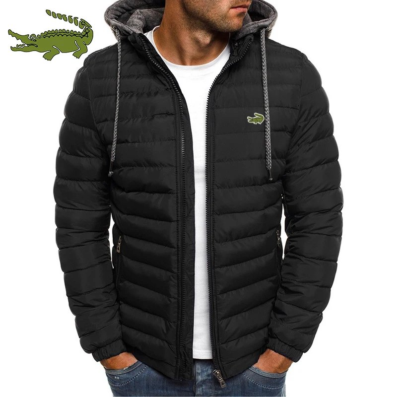 Top Trends: Cartelo Autumn Winter New Men's Waterproof Windproof Cotton Clothes Fashion Hooded Thickened Embroidery Warm Cotton Jacket Shoppable Styles