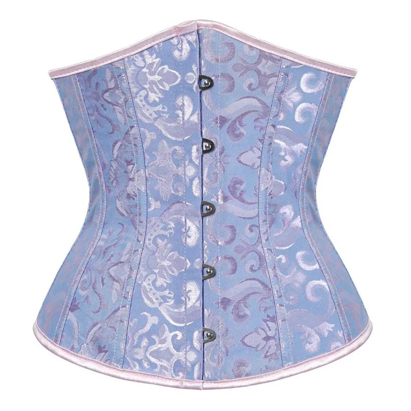 Top Trends: Sexy Corset Underbust Waist Cincher Corsets Gothic Corset Top Bustier Plus Size Corpete Corselet Black White Red Blue S-6XL Shoppable Styles