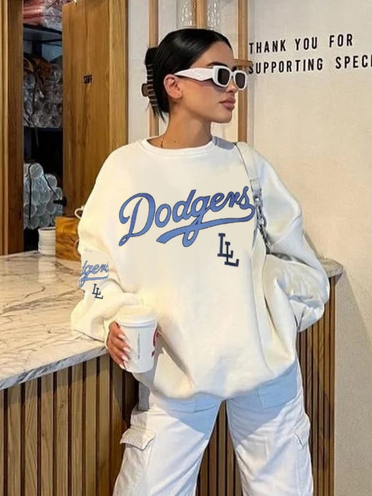 Top Trends: Letter Print Pullover Streetwear Women Sweatshirt Hoodie Winter Clothes Oversized Y2k Tops Sudaderas Para Mujer Roupas Femininas Shoppable Styles