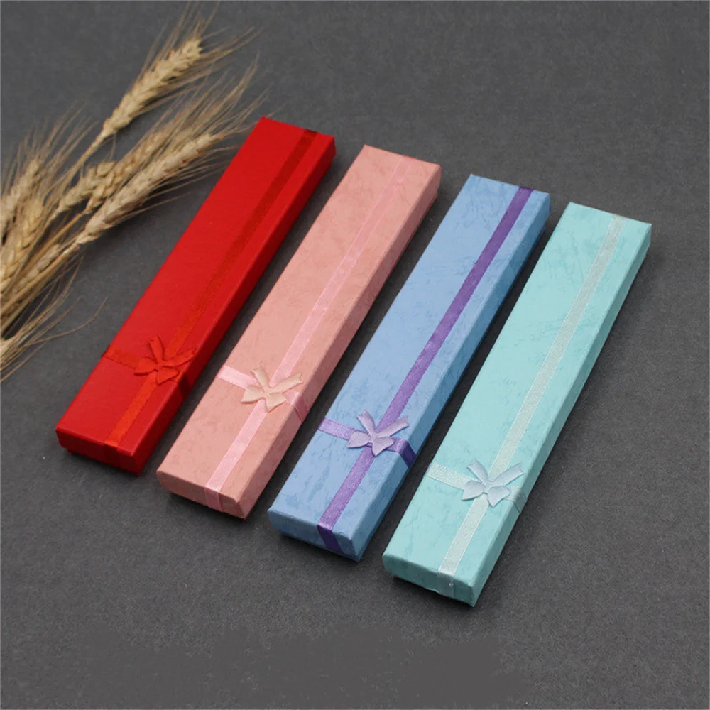 Top Trends: Long Jewelry Necklace Bracelet Box Storage Container Jewellery Box Packaging Bowknot Gift Display Paper Organizer Case Wholesale Shoppable Styles