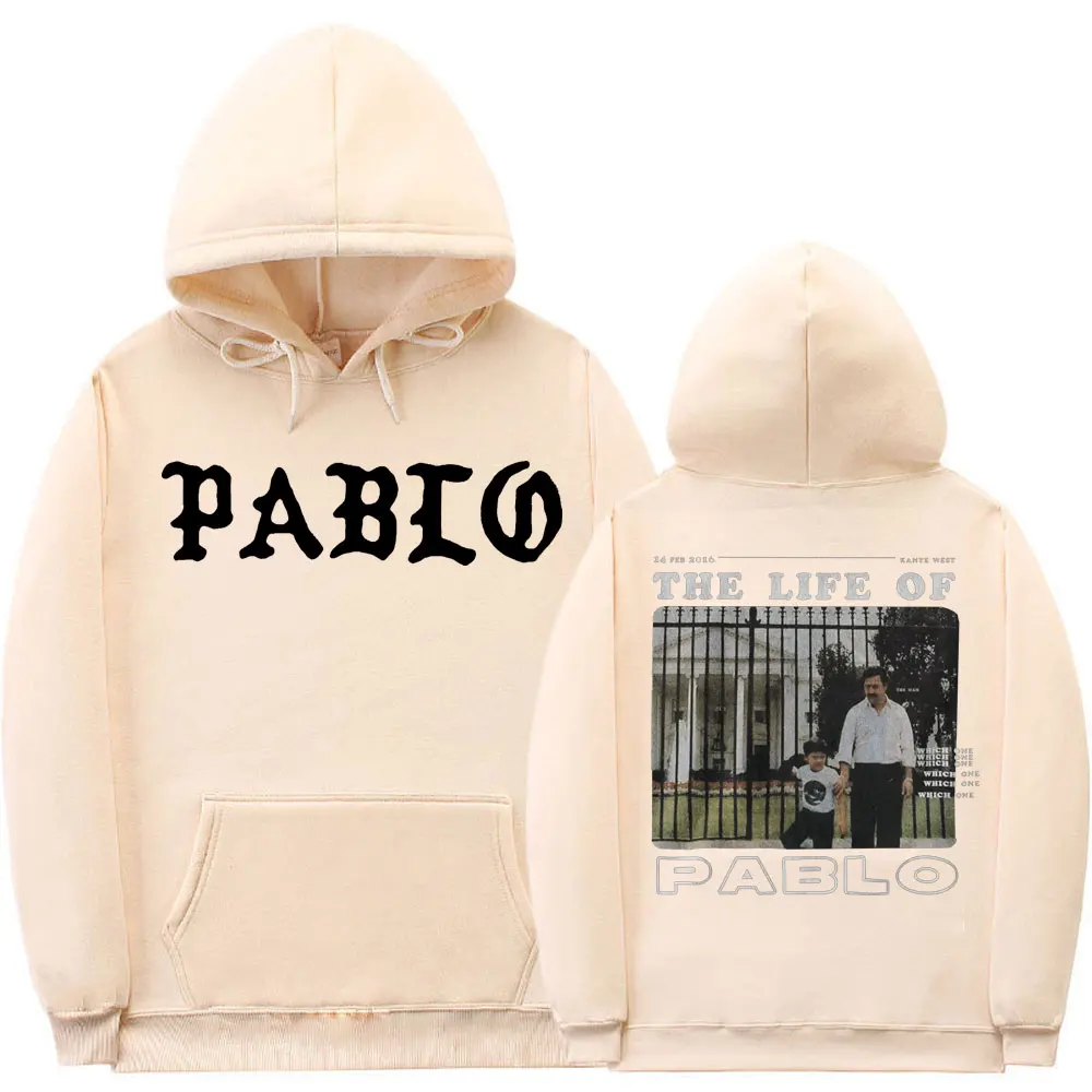 Top Trends: Hip Hop Rapper Kanye West & Escobar Jeen Yuhs The Life Of Pablo Inspired Album Cover Print Hoodie Men Autumn Winter Sweatshirt Shoppable Styles - Image 5