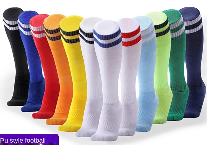 Top Trends: Kid Men Football Socks Non-slip Long Tube Over Knee Stocking Biking Cycling Running Soccer Compression Outdoor Sports Gym Sock Shoppable Styles