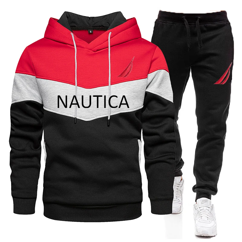 Top Trends: Nautica Spring And Fall Men's Outdoor Sports Two-piece Hoodie + Fitness Pants Running Trip Mountaineering Suit New Style 2023 . Shoppable Styles - Image 4