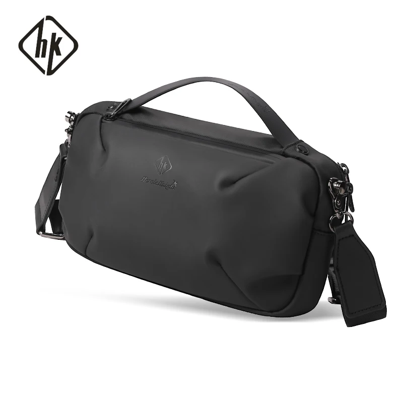 Top Trends: HK Fashion Shoulder Bag Oxford Men's Bag New Chest Pack Men Trend Handbags Multifunctional Short-Distance Travel WaterProof Bag Shoppable Styles