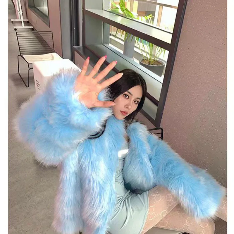 Top Trends: Fashionable Temperament Medium And Long Plush Coat 2022 Autumn And Winter New Slim Fit All-match Popular Faux Fur Coat Women Shoppable Styles - Image 5