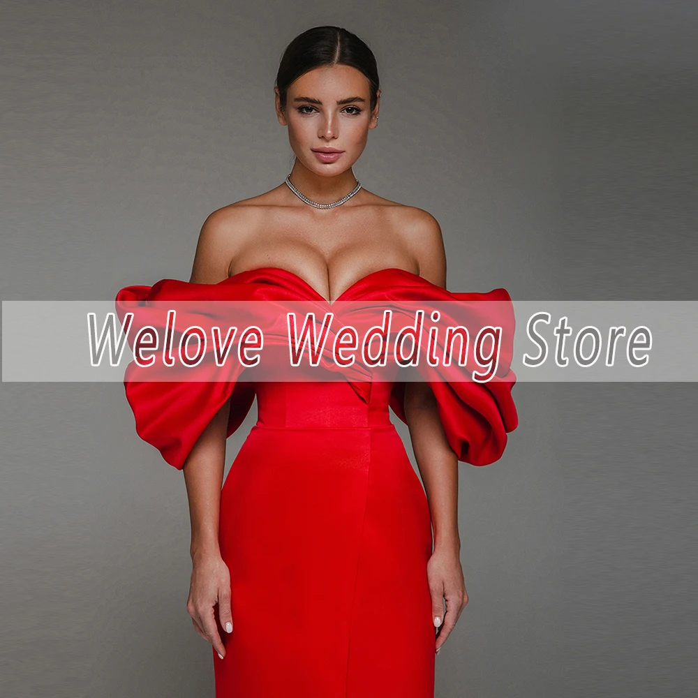 Top Trends: Sexy Off Shoulder Wedding Dresses For Bride Pleat Mermaid Bridal Gown Sleeveless Simple Satin Floor Length Свадебное платье 2024 Shoppable Styles - Image 3