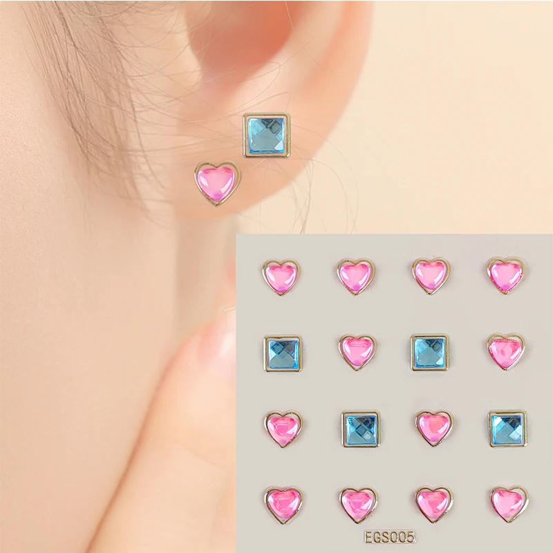 Top Trends: 3D Gem Stickers Earrings Stickers Glitter Sparkle Crystal Sticker Rhinestone Diamond Earrings Self-Adhesive Stickers Tattoos Shoppable Styles