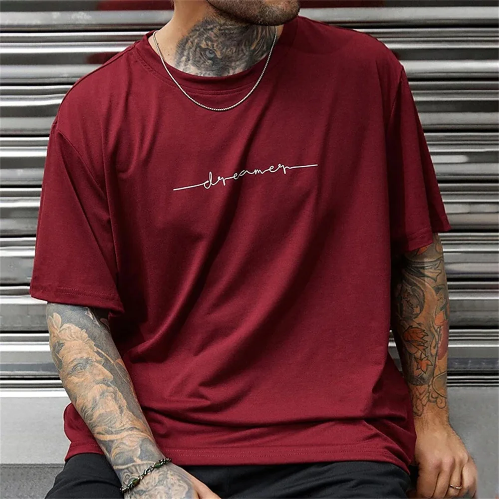 Top Trends: Simple Summer Men&#039;s T-shirt High-quality Men&#039;s Top Everyday Casual Sports Shirt Trend New Clothing Oversized Loose Short Sleeve Shoppable Styles