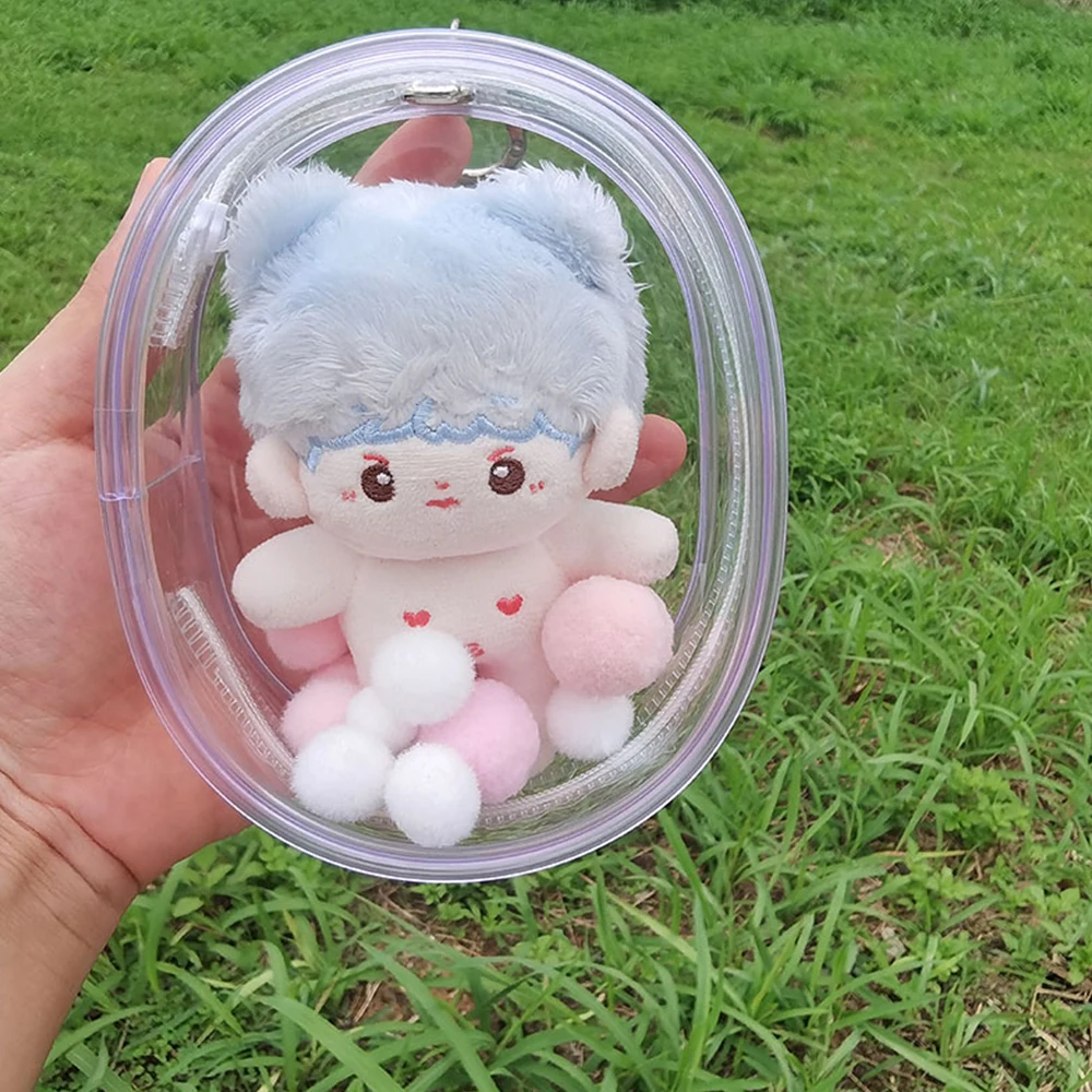 Top Trends: Transparent Plush Dolls Storage Pouch Keychain Bag Storage Pouch Mystery Box Organizer Box Doll Bag Thicken Keychain Wallet Shoppable Styles