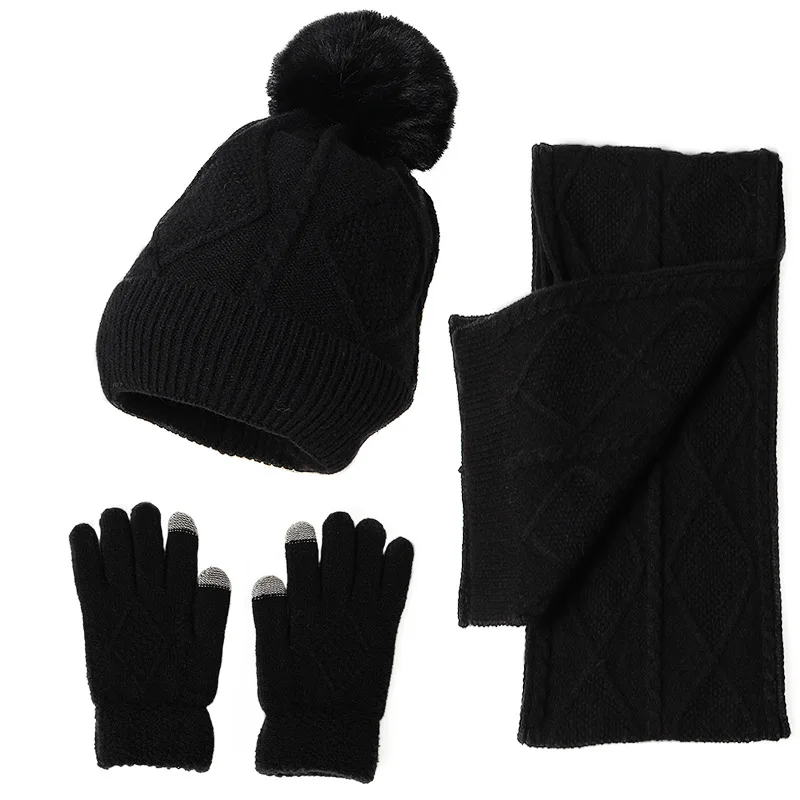 Top Trends: Beanie Hat Scarf Gloves Set For Men And Women Winter Warm Skull Caps Cold Weather Snow Ski Outdoor Headwear Shoppable Styles - Image 5