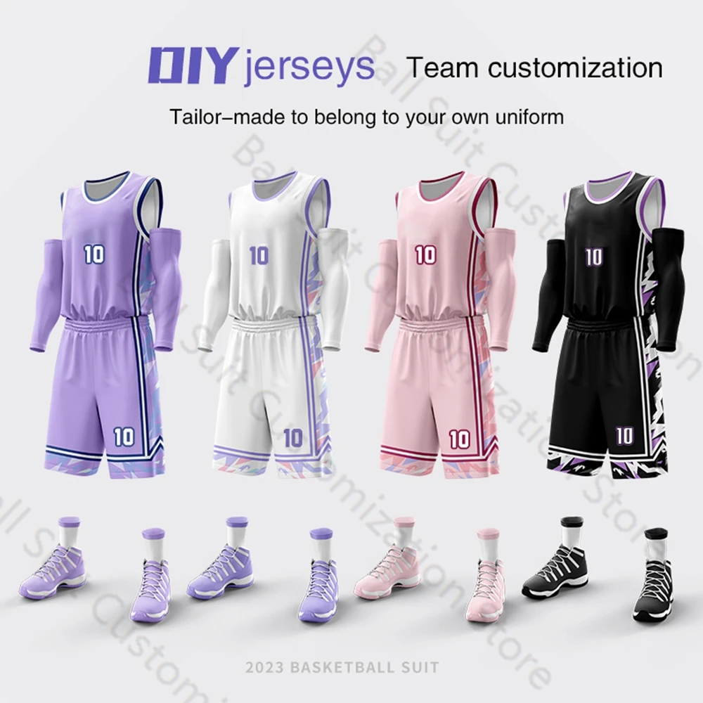 Top Trends: Basketball Uniform Sets Team Men And Women Jerseys Customized DIYJerseys Customized Track And Field Uniforms NBA The Same Custom Shoppable Styles