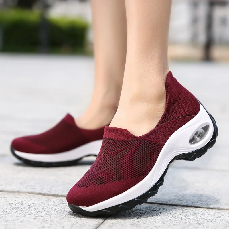 Top Trends: Mesh Breathable Sneakers Women Running Shoes Slip-On Ladies Loafers Moccasins Female Sports Casual Shoes Women Walking Shoes Shoppable Styles