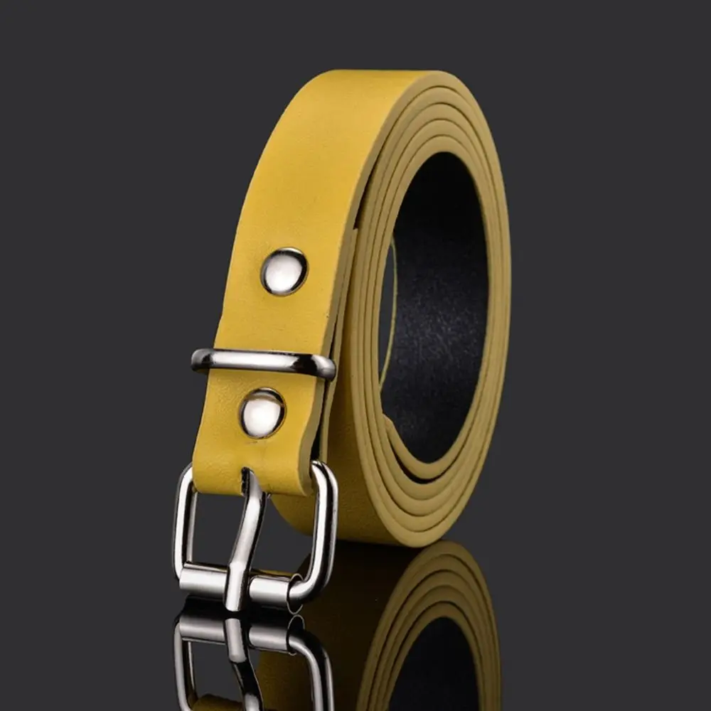 Top Trends: Fashion Luxury Design Casual Retro Pin Buckle Waistband Children Leather Belt Thin Waist Strap Trouser Dress Belts Shoppable Styles - Image 2