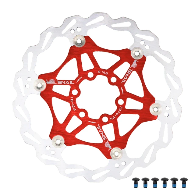 Snail Floating Brake Disk Rotor with 6 Bolts MTB Mountain Bike Hydraulic 160 180 203 mm Brake Pad Downhill DH CX AliExpress 18