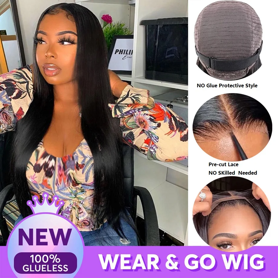 Top Trends: Straight Lace Front Human Hair Wig 5x5 Hd Lace Closure Wigs Brazilian 4x4 Closure Wig Pre Plucked Glueless Wig Ready To Wear Wig Shoppable Styles