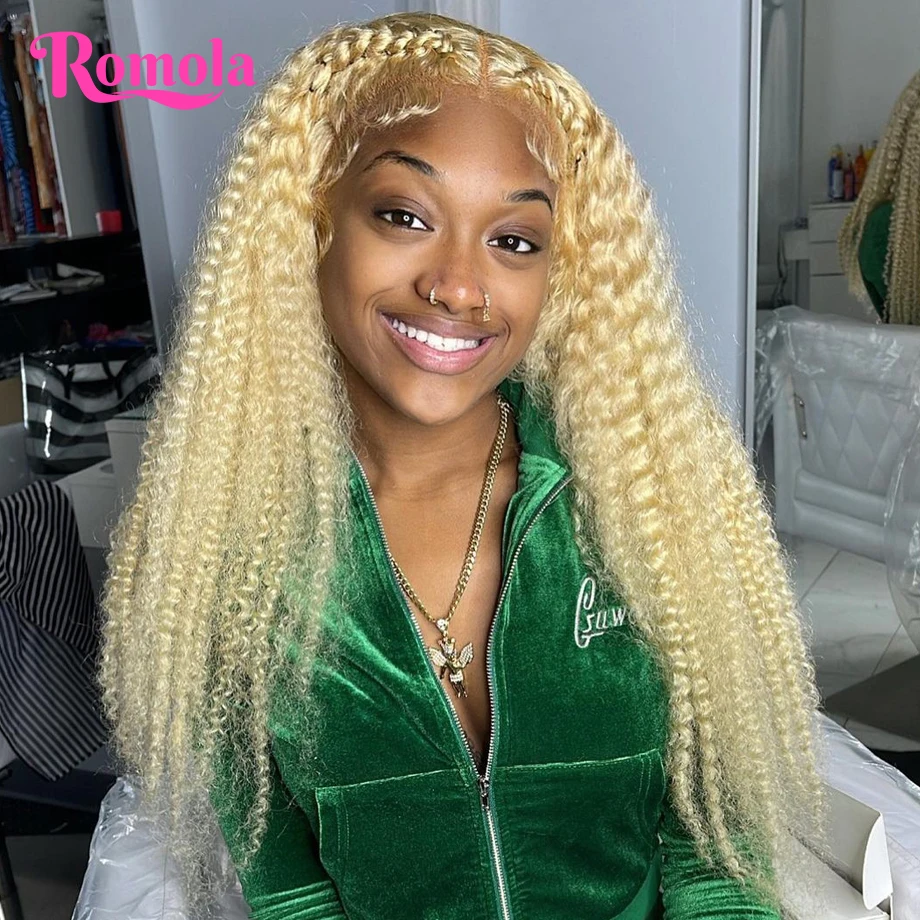 Top Trends: Blonde 613 Hd Lace Frontal Wig 13x6 Deep Wave 30 Inch Colored Water Wave Wigs Human Hair 13x4 Curly Lace Front Human Hair Wig Shoppable Styles