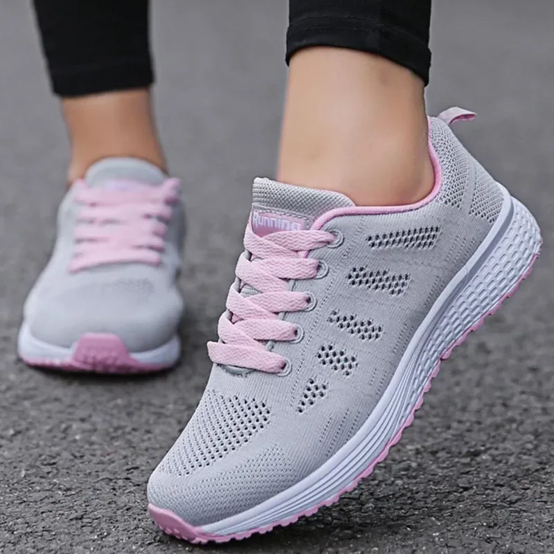 Top Trends: YRZL Womens Sneakers Fashion Lightweight Comfortable Mesh Breathable Sneakers Couple Sports Shoes Outdoor Tennis Shoes For Women Shoppable Styles