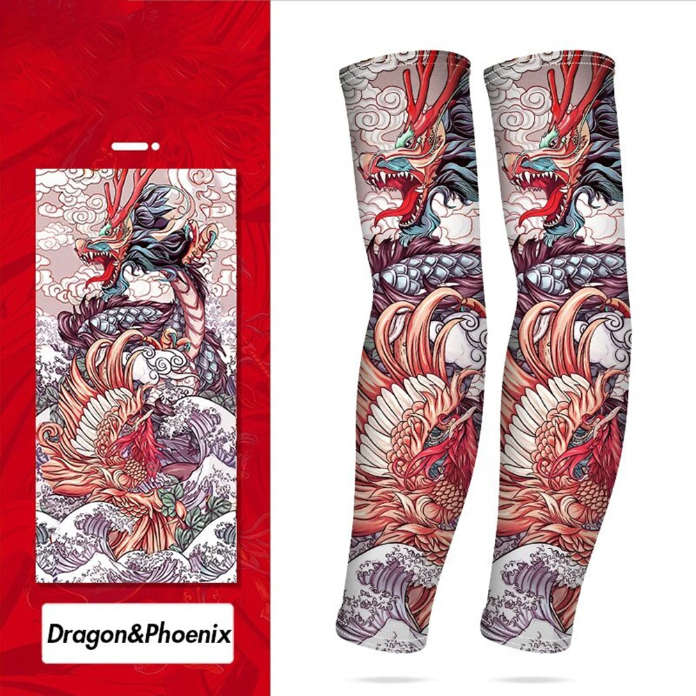 Top Trends: Seamless Tattoo Sleeves Anti-UV / Dust Hand Sock Arm Sleeves Fishing Motorcycle Bicycle Unisex Tattoo Sleeve Set A Pair Shoppable Styles