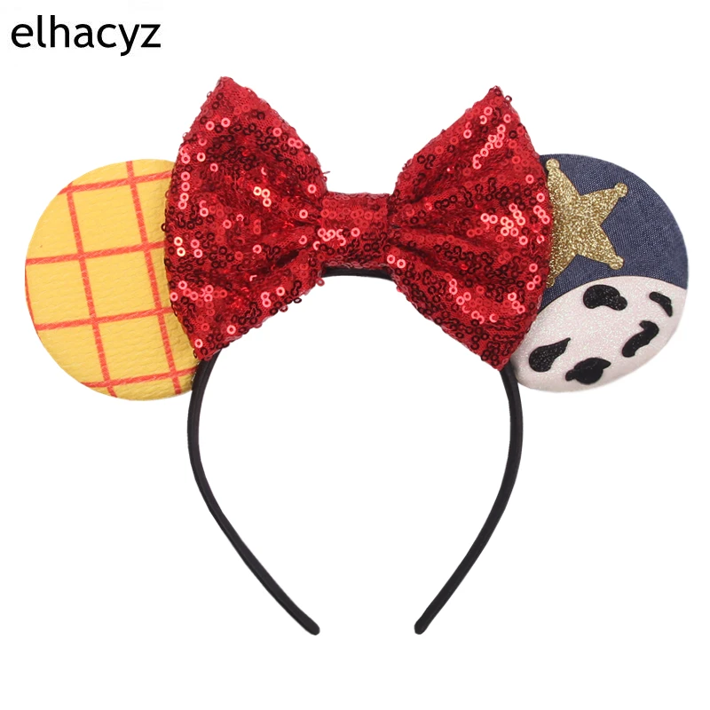 Top Trends: Popular Sequins Mouse Ears Bow Headband For Children Glitter Hairband Kids Hair Accessories Chic Girls Women Party Decoration Shoppable Styles - Image 6